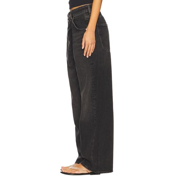 Agolde Womens Vana Fold Wide Leg Jeans 24 Arcane - NWT $288 - Picture 3 of 8